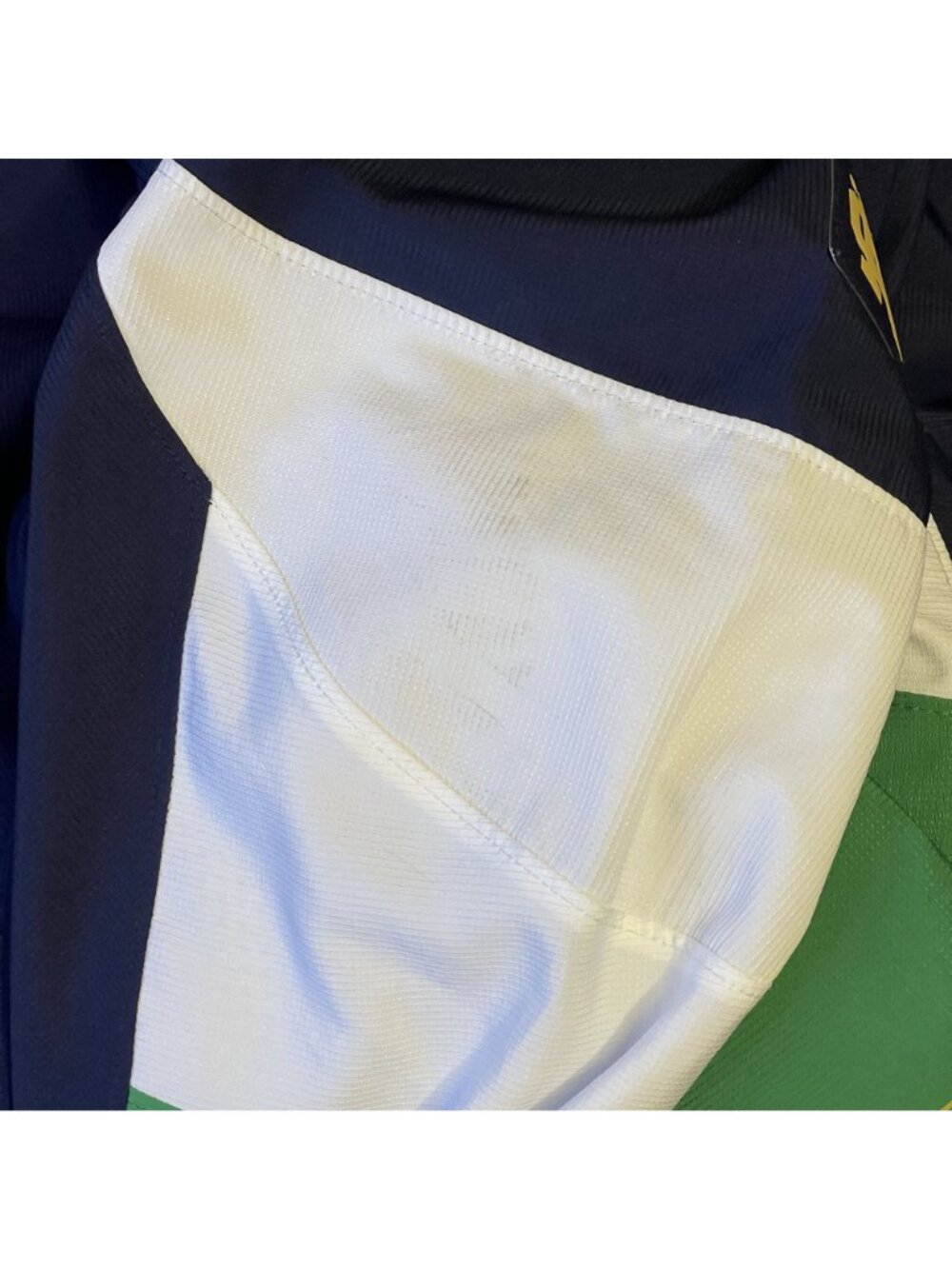 Under Armour Notre Dame Fighting Irish Colorblock Jacket Navy Green White XL - Picture 10 of 10